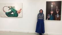 سوئیس میزبان نقاشیهای سمبولیک هنرمند ایرانی / آثار سارا اشرفی در گالری