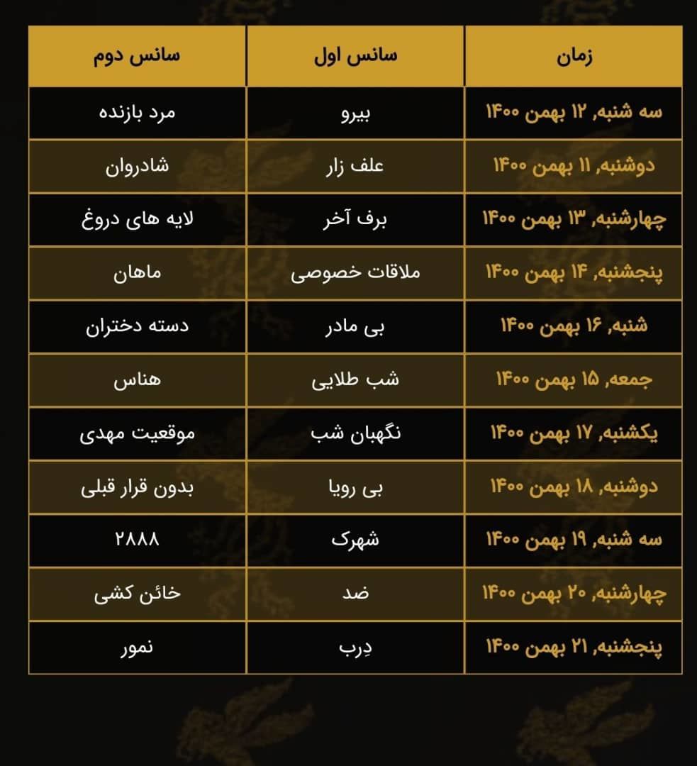 سیمرغ چهلم در آستانه پرواز