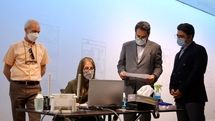 Opening Ceremony the 28th Iranian Youth Visual Arts Festival at the Museum of Contemporary Art in Tehran
