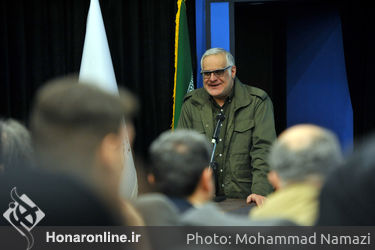 مازیار فکری ارشاد منتقد سینما در افتتاحیه سینماتک برج آزادی